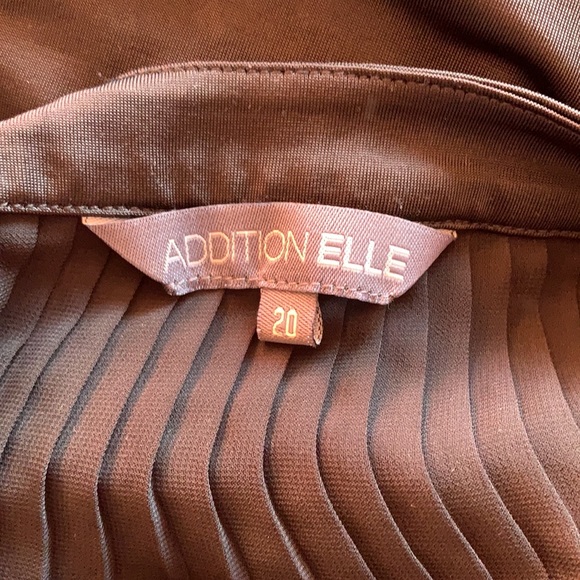 Addition Elle - Pleated Sheer Blouse - Picture 5 of 11